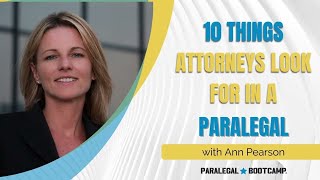 10 Paralegal Skills That Will Get You Noticed By Your Attorney [upl. by Mansfield205]