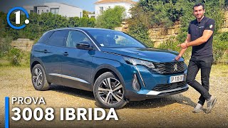 Peugeot 3008 ibrida 🇫🇷 La PROVA del nuovo 12 da 136 CV quotmiddlequot hybrid [upl. by Aihsekal326]