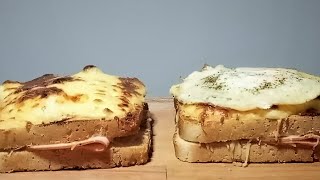 RECETTE DE CROQUE MONSIEUR RAPIDE ET SIMPLE AU FOUR [upl. by Preuss]