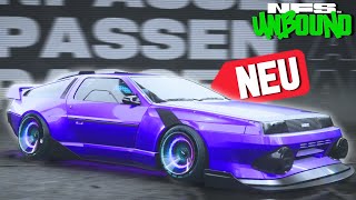 DMC DELOREAN TUNING  NEED FOR SPEED UNBOUND VOL3 PREVIEW [upl. by Fedirko]