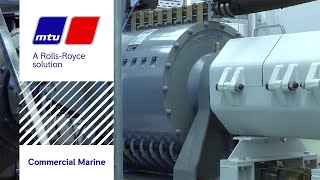 the first high speed mtu gas engine for marine applications [upl. by Yelrahc]