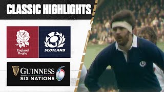 CLASSIC HIGHLIGHTS  England v Scotland  1981 [upl. by Namrehs230]