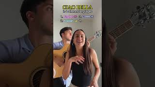 CIAO BELLA in 4 Different Languages 🌎 mashup ciaobella [upl. by Cowie]