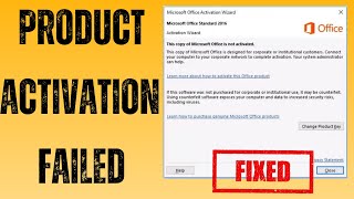 How To Fix MS Office Activation Problem for Free  MS Office 161921 Activation Key problem Solved [upl. by Isborne]