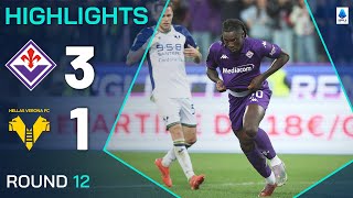 FIORENTINAVERONA 31  HIGHLIGHTS  Kean hattrick for the Viola  Serie A 202425 [upl. by Esinwahs]