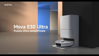 Mova E30 Ultra  Robot aspirapolvere e lavapavimenti con autosvuotamento e autopulizia dei moci [upl. by Erving]