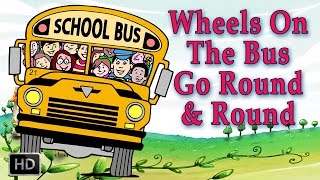 Wheels on the Bus  Nursery Rhymes  Kids Songs  Baby Songs  Animation  Cartoon [upl. by Lumbard]