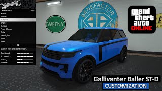 Gallivanter Baller STD  Customization and Review  GTA Online The Chop Shop  Review in 4K [upl. by Igiul159]