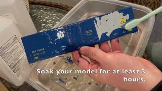 How To Strip and remove paint from your Model Trains  ASMR [upl. by Farica]