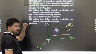 An ionized gas contains both positive and negative ions If it is subjected simultaneously to an ele [upl. by Reg308]