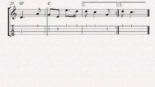 Free easy ukulele tablature sheet music Dixie [upl. by Katz]