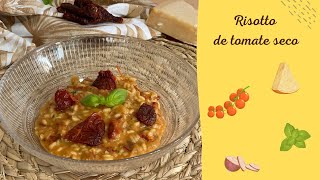 🍚 RISOTTO de TOMATE SECO y ALBAHACA ✅ [upl. by Macintosh782]