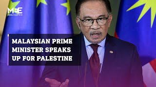 Malaysian Prime Minister goes head to head with German Chancellor over Palestine [upl. by Huba394]