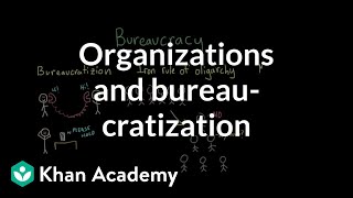 Organizations and bureaucratization  Individuals and Society  MCAT  Khan Academy [upl. by Sirdna403]