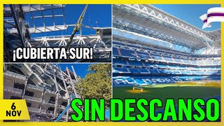 🔥 MÁXIMA ACTIVIDAD 😎 OBRAS del SANTIAGO BERNABÉU 6 Noviembre 2022 [upl. by Percy]