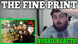 AUSSIE REACTS THE FINE PRINT  The Outer Worlds Song TheOuterWorlds Obsidian TheStupendium [upl. by Name845]