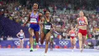 Team USA’s Stunning Gold in Womens 4x100m Relay  Paris 2024 Highlights [upl. by Gena274]