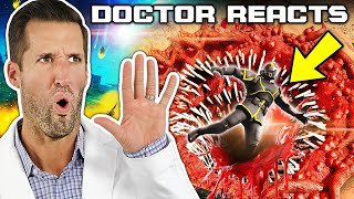 ER Doctor REACTS to CRAZIEST Helldivers 2 Injuries [upl. by Tallula]