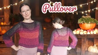 203 🎃 Pullover  Rotes Drachenei  Anleitung  DIY  kathrinchenkirschblüte [upl. by Onahpets]