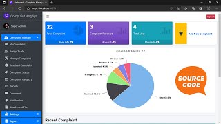 Complaint Issue  Helpdesk Ticket  My Ticket HelpDesk Support System  ASP NET Core Source Code [upl. by Bowie]