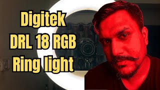 Digitek DRL 18 RGB ring light unboxing digitekringlight [upl. by Eelrebmik742]