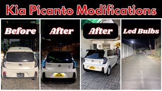 Kia Picanto Modifications  Car Modifications  Modified Cars in Pakistan  Amjad Autos [upl. by Asiret]