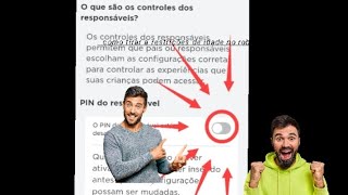 Tutorial de como tirar a quotRestrições de idadequot no roblox passo a passo  olhe a descrição pls [upl. by Yecam]