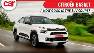 Citroen Basalt Review  Priced From Rs 799 lakh to Rs 1362 lakh  Car India [upl. by Fulbright]