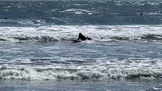 October 18 2024 surfing Ocean City New Jersey [upl. by Yrrek]