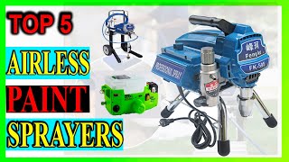 TOP 5 Best Airless Paint Sprayers Review 2024 [upl. by Raynard684]