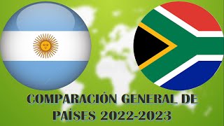 ARGENTINA VS SUDAFRICA 2023  COMPARACION DE PAISES [upl. by Roel301]