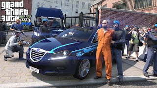 Polizia PENITENZIARIA in LANCIA DELTA Super Serial KILLER  GTA 5 MOD LSDPFR ITA 1 [upl. by Aubarta]