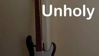 Unholy electric guitar cover [upl. by Dracir]