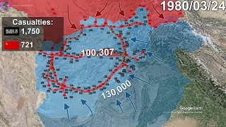 The SovietAfghan War using Google Earth [upl. by Nehgem]