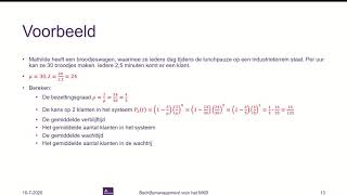 Wachttijden berekeningen met één loket [upl. by Nevets]