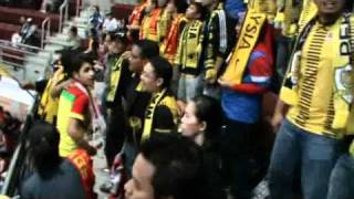 Ultras Malaya  Bersama Selamanya at EPL Masters Football Malaysia Cup 2011 [upl. by Ruy]