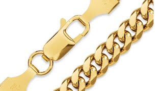 Jaxxon 5mm Cuban Link Gold Chain 22 inch  1 Review [upl. by Demeter429]