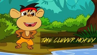 Jataka Tales  Moral Stories  The Clever Monkey [upl. by Wilhelmine]