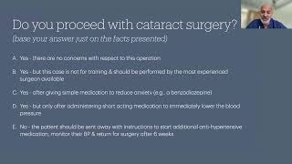 Lecture Conversations With an Ophthalmic Anesthetist Topics We Should All Know [upl. by Daisy]