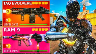 the NEW META TAQ EVOLVERE and RAM 9 LOADOUTS on REBIRTH ISLAND WARZONE [upl. by Anali]