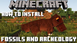 How To Install Fossils and Archeology Revival  Minecraft 1122 Tutorial [upl. by Benisch]