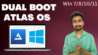 How To Dual Boot Atlas OS With Windows 10117  Atlas OS Installation  Low End PC [upl. by Jamaal]