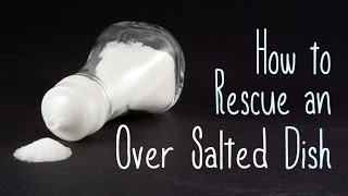 How to Rescue an Over Salted or Too Salty Dish  Unbelievable Restaurant Secrets [upl. by Haorbed]