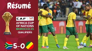 Résumé Afrique du Sud VS Congo  Qualifications Can 2025 Journée 3 [upl. by Anneyehc120]