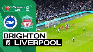 Brighton vs Liverpool  Carabao Cup 4th Round  EFOOTBALL [upl. by Teagan]