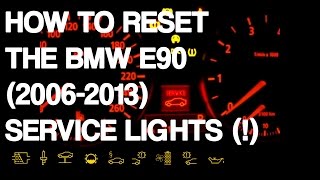 Reset BMW 3Series E90 Service Lights [upl. by Shah]