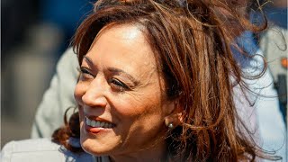 Kamala Harris trolled online after clapping to song protesting her visit [upl. by Srevart]