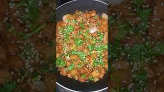 Soya Manchurian Recipe  soya chunks manchurian shorts recipe trending [upl. by Ashby]