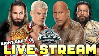 WWE WrestleMania 40 Night 1 LIVE STREAM Reactions [upl. by Nuaj22]