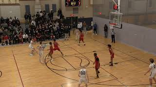 Boys Basketball Somerset Berkley vs Durfee 12624 [upl. by Attikram]